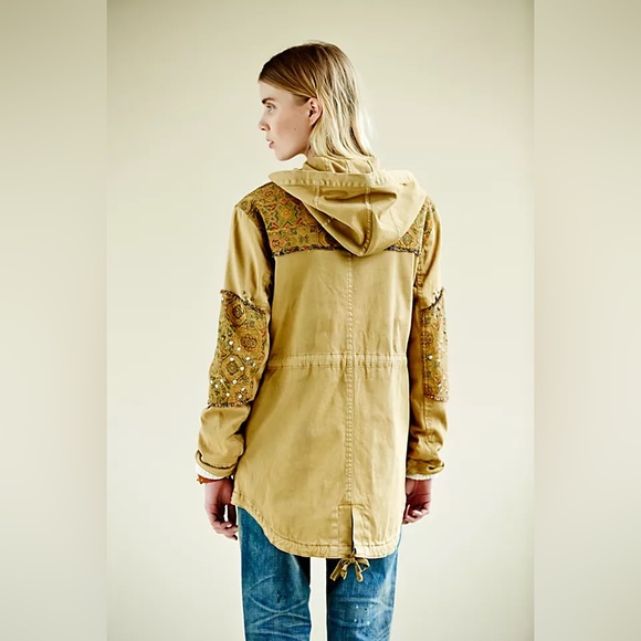 FREE PEOPLE Crafted Cloth Tapestry Jacket in XS! - Picture 4 of 8